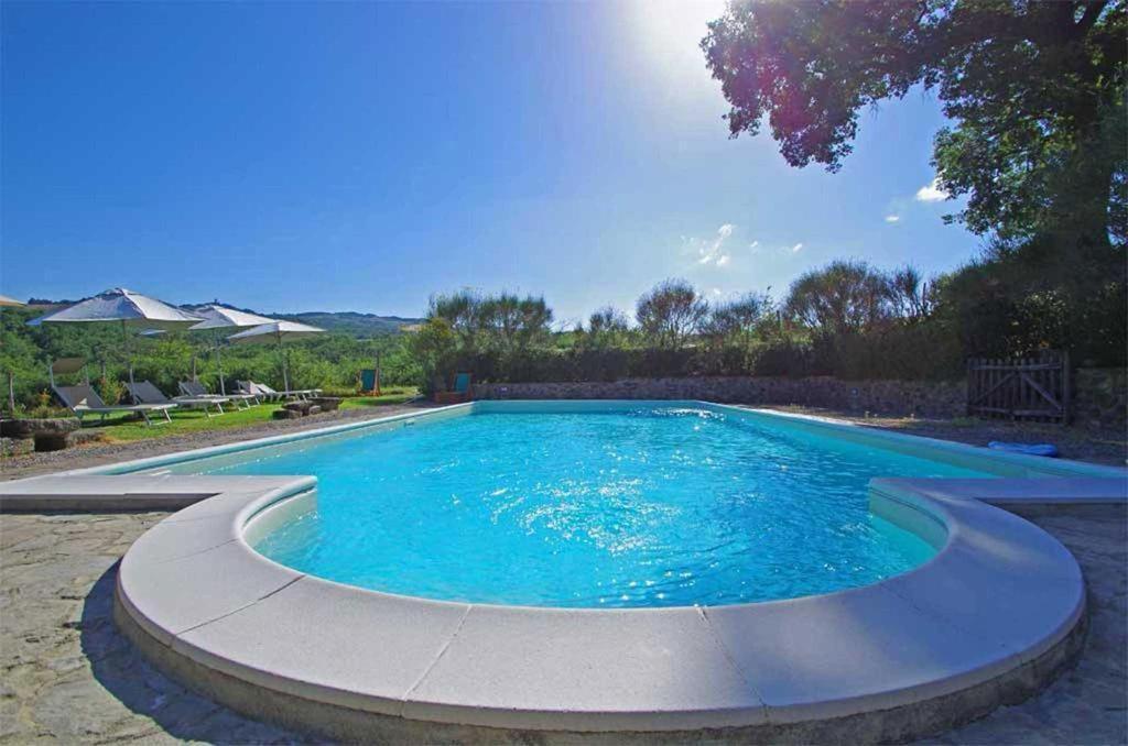 Cottage Le Ginestre Con Piscina In Val D'Orcia Radicofani Exterior foto